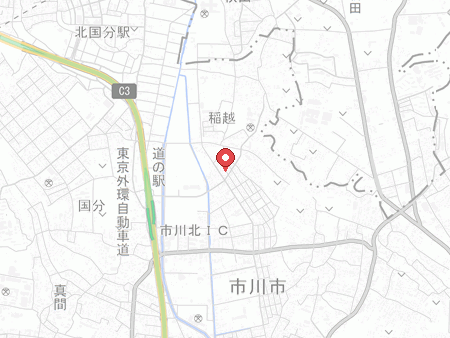 オアシス市川卓球教室の地図