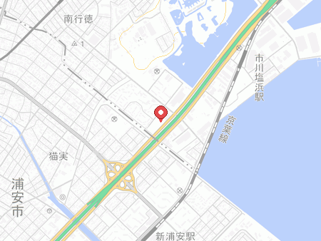 塩浜市民体育館の地図