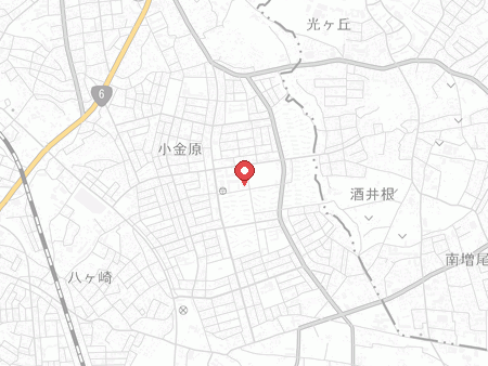 小金原体育館の地図