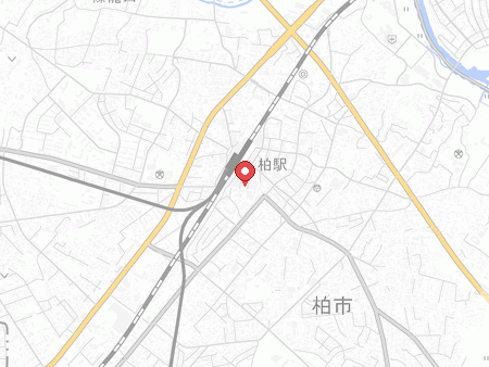 柏駅前ヤングボウルの地図