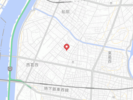 ファミリア卓球レッスンスタジオの地図