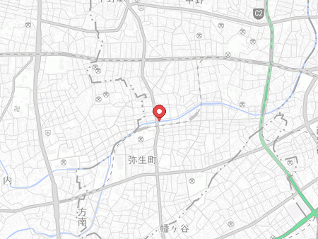 日中卓球センターの地図