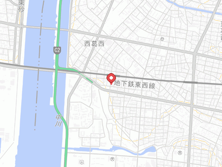 コナミスポーツ テニススクール西葛西の地図
