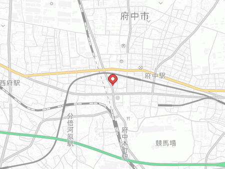 コナミスポーツクラブ 府中の地図