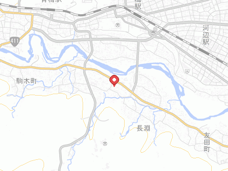 長淵市民センター体育館の地図