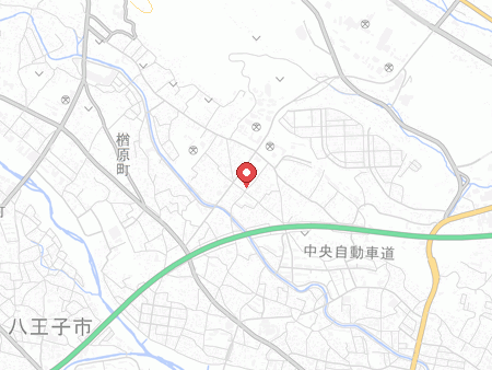 八王子市甲の原体育館の地図