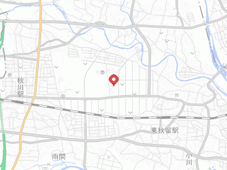秋川体育館の地図