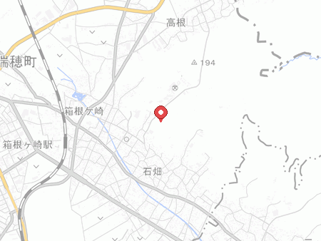 瑞穂町中央体育館の地図