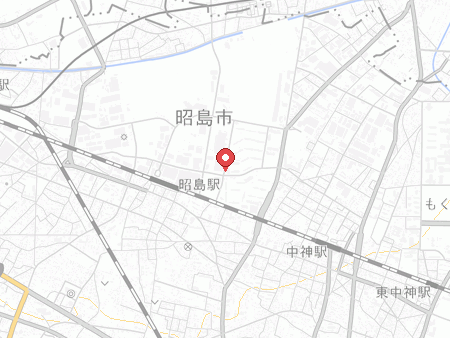 昭島市児童センター ぱれっとの地図