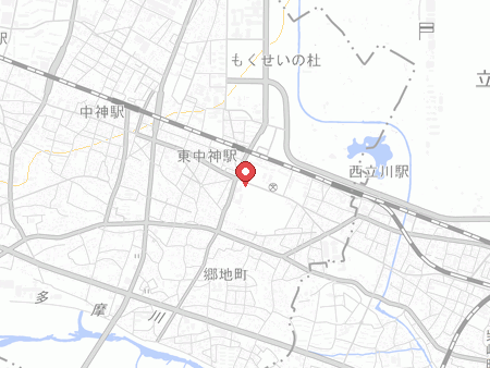 昭島市総合スポーツセンターの地図