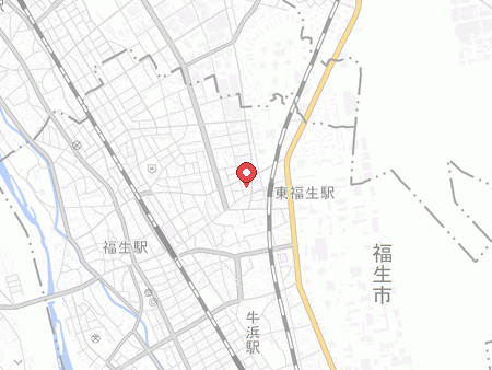 福生地域体育館の地図