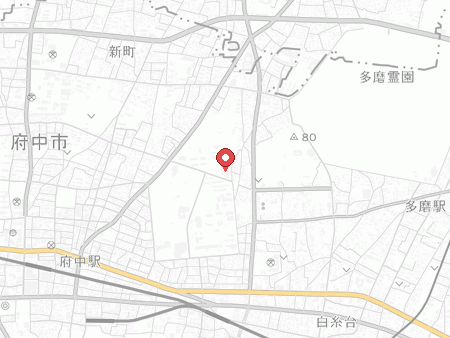 府中生涯学習センターの地図