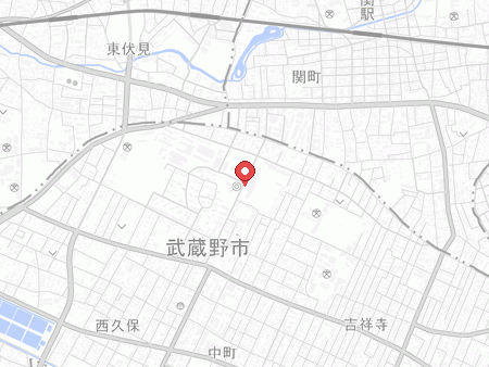 武蔵野総合体育館の地図
