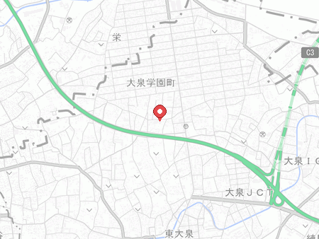 大泉学園町体育館の地図