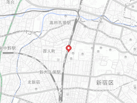 大久保スポーツプラザの地図