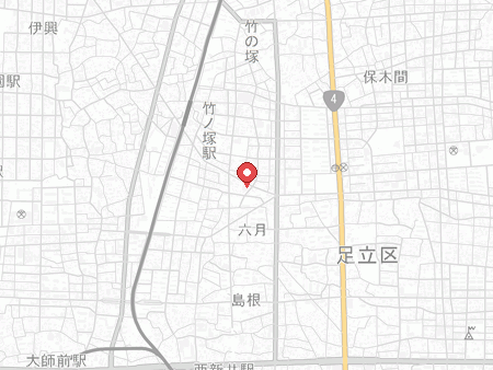 朝日スポーツクラブ[BIG-S竹の塚]の地図