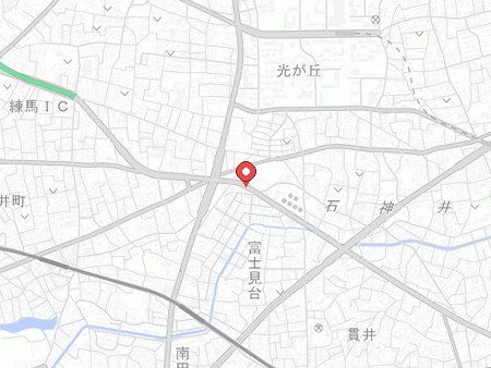 練馬区総合体育館の地図