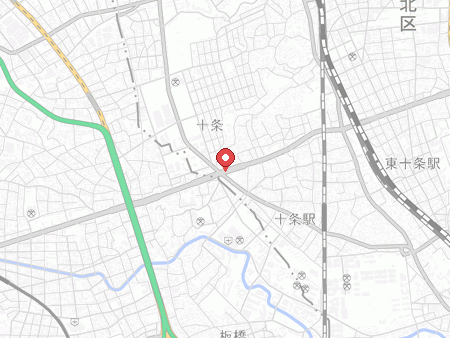 北ノ台スポーツ多目的広場の地図