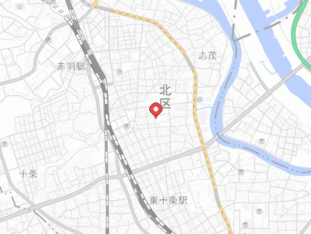 神谷体育館の地図