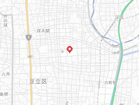 足立区総合スポーツセンターの地図