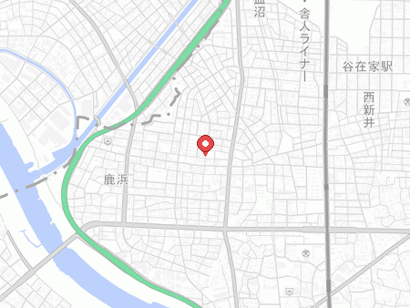鹿浜地域体育館の地図