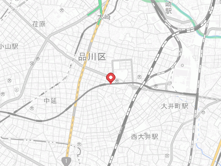 戸越体育館の地図