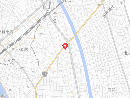 江戸川区総合体育館の地図