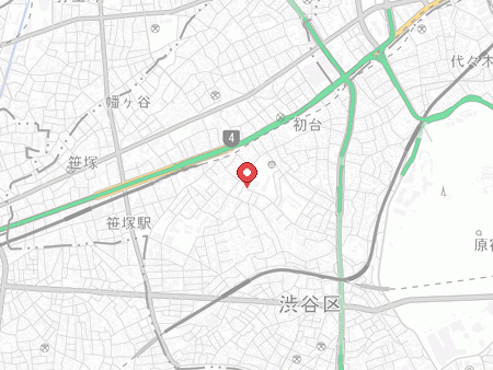 渋谷区スポーツセンターの地図