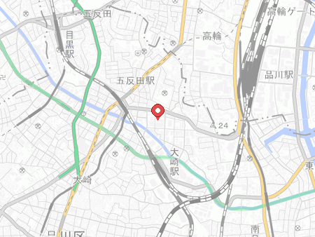 品川区総合体育館・日野学園温水プールの地図