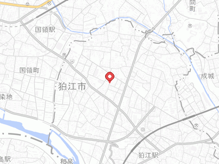 狛江市民総合体育館の地図