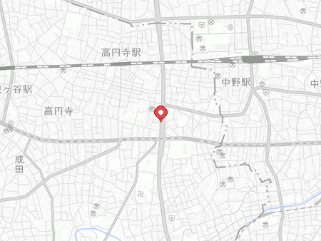 高円寺体育館の地図