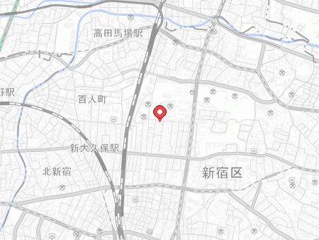 新宿スポーツセンターの地図