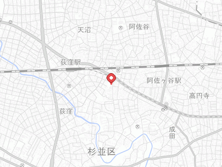 荻窪体育館の地図