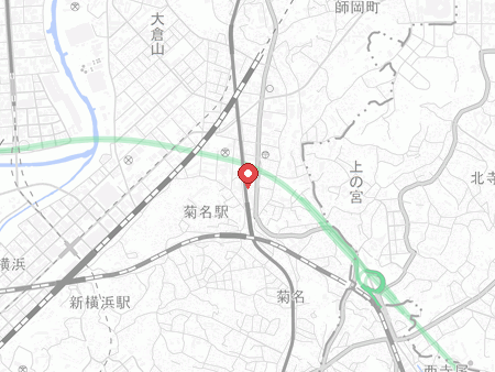 スマート卓球ジム菊名店の地図