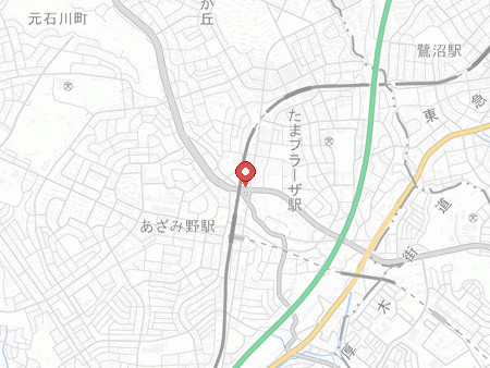 スマート卓球ジムあざみ野店の地図