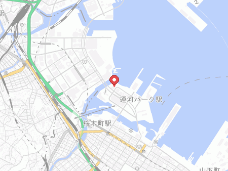 横浜みなとみらい万葉倶楽部の地図
