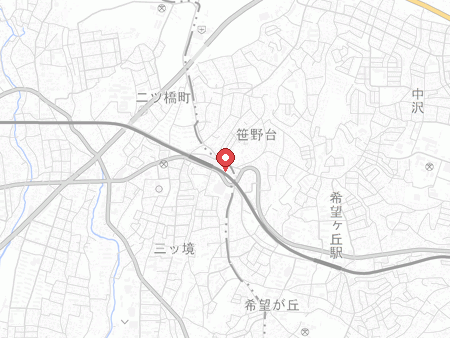 三ツ境卓球場の地図
