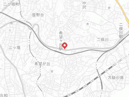 コナミスポーツクラブ 希望が丘の地図