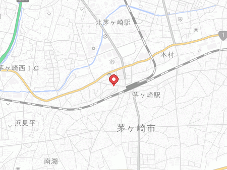 自遊空間 茅ヶ崎エメロード店の地図
