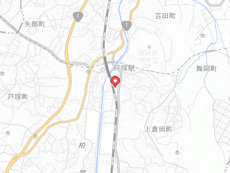 横浜市戸塚スポーツセンターの地図