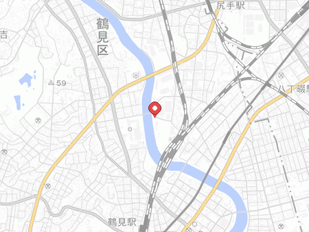 鶴見スポーツセンターの地図