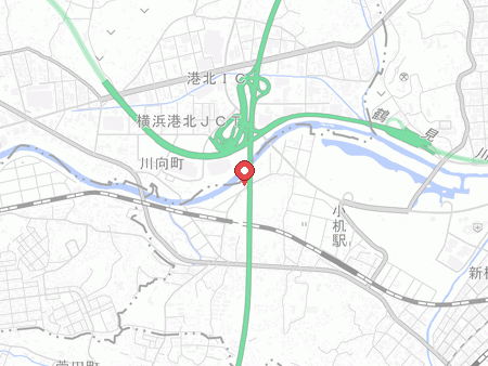 小机スポーツ会館の地図