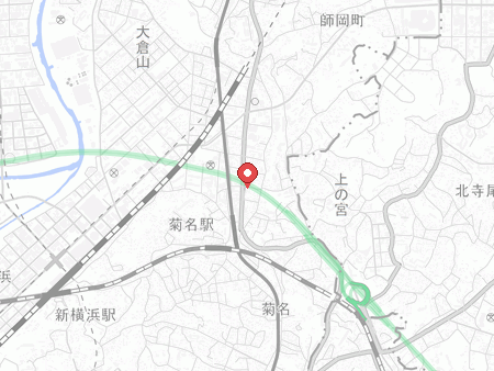 菊名地区センターの地図