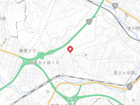 県立保土ケ谷公園体育館の地図