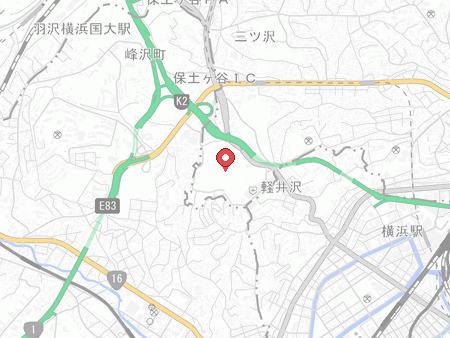 神奈川県立スポーツ会館の地図
