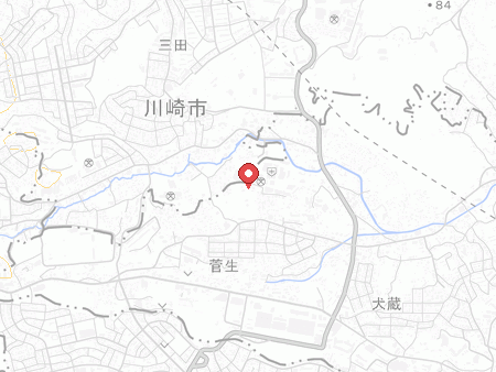 聖マリアンナ医科大学体育館の地図