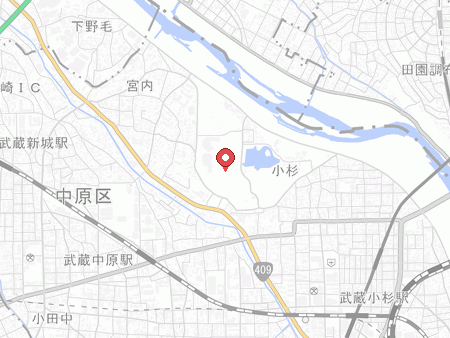 とどろきアリーナの地図