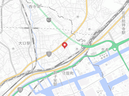 新子安卓愛会の地図