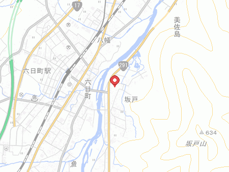 旬彩の庄 坂戸城の地図