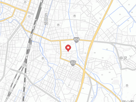 長岡市市民体育館の地図